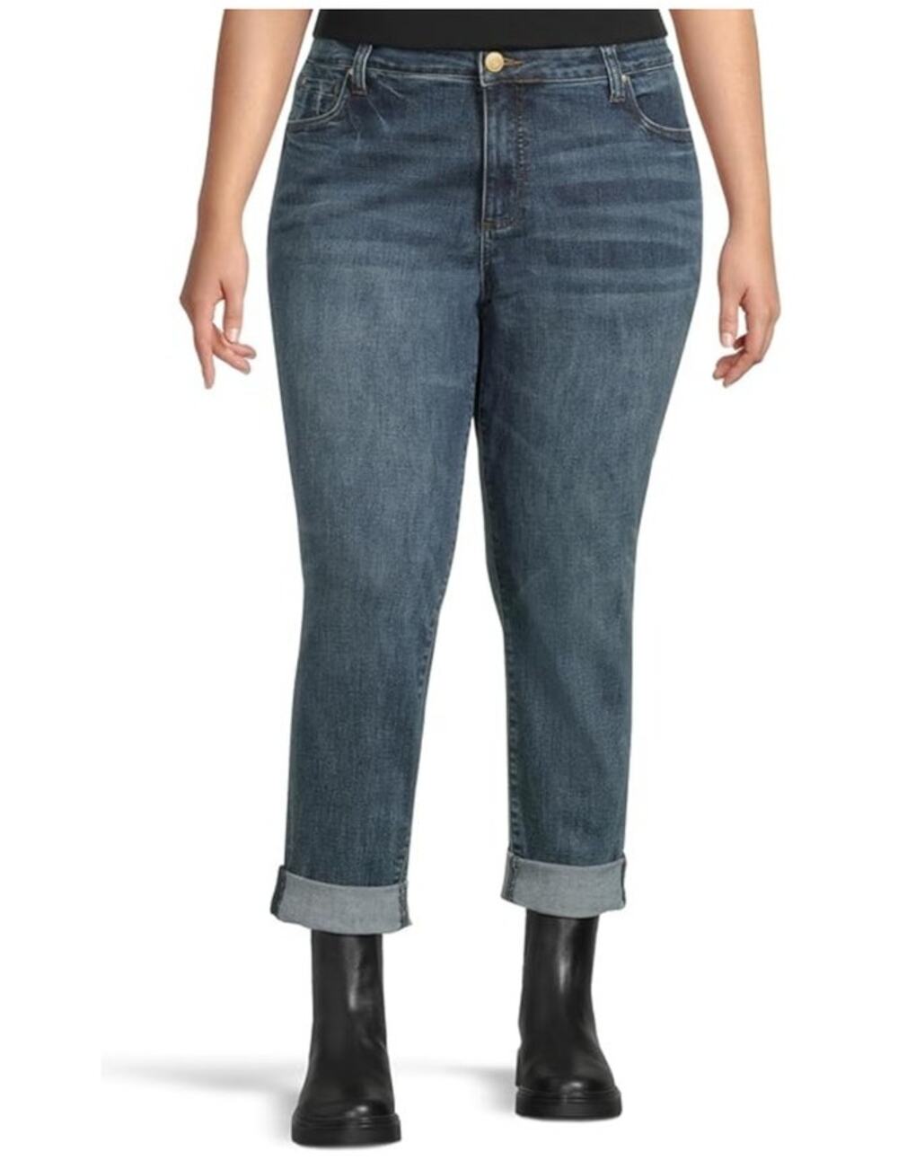 Kut from the Kloth Catherine Slim Boyfriend Denim Jeans 16W